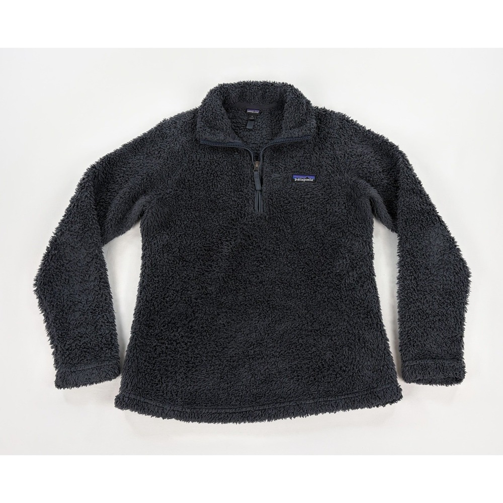 Patagonia Los Gatos 1/4 Zip Fleece Pullover Women's Small Smolder Blue Gray